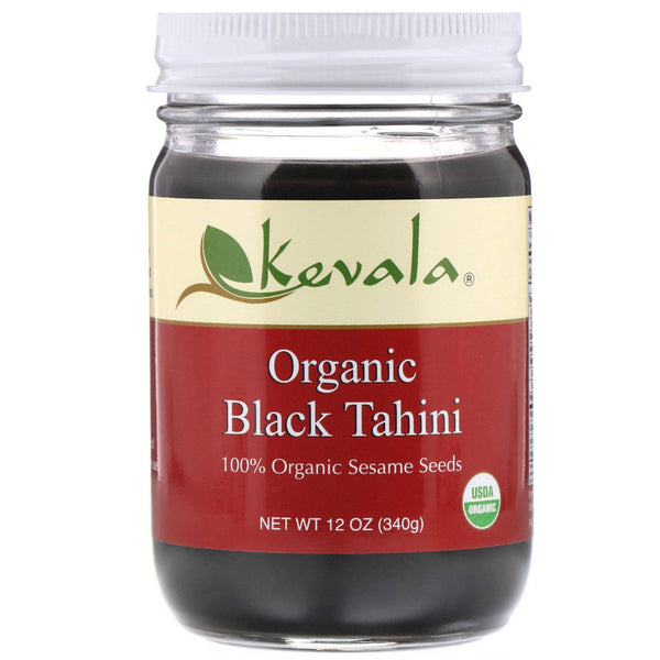 Kevala, Organic Black Tahini, 12 oz (340 g) - The Supplement Shop