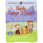 Nordic Naturals, Nordic Omega-3 Fishies, Yummy Tutti Frutti Taste, For Ages 2+, 300 mg, 36 Fishies - The Supplement Shop