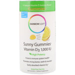 Rainbow Light, Sunny Gummies Vitamin D3, Lemon Flavor, 1,000 IU, 100 Gummies - The Supplement Shop