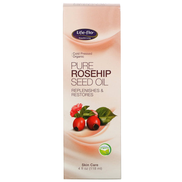 Life-flo, Pure Rosehip Seed Oil, Skin Care, 4 fl oz (118 ml) - The Supplement Shop