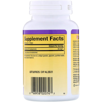 Natural Factors, Coenzyme Q10, 50 mg, 120  Softgels