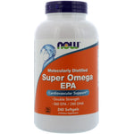 Now Foods, Super Omega EPA, Molecularly Distilled, 240 Softgels - The Supplement Shop