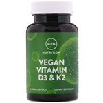 MRM, Vegan Vitamin D3 & K2, 60 Vegan Capsules - The Supplement Shop