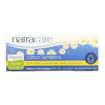 Natracare, Organic Cotton Tampons, Regular, 20 Tampons - The Supplement Shop