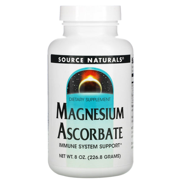 Source Naturals, Magnesium Ascorbate, 8 oz (226.8 g) - The Supplement Shop