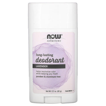 NOW Foods, Solutions, Long-Lasting Deodorant, Lavender, 2.2 oz (62 g)