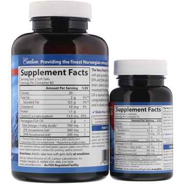 Carlson, The Very Finest Fish Oil, Natural Orange, 150 Soft Gels