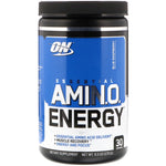 Optimum Nutrition, ESSENTIAL AMIN.O. ENERGY, Blue Raspberry, 9.5 oz (270 g) - The Supplement Shop