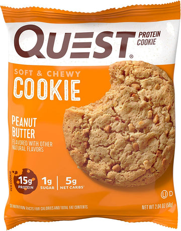 Quest Nutrition, Protein Cookie, Peanut Butter, 58 g