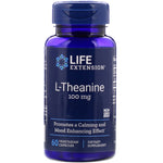 Life Extension, L-Theanine, 100 mg, 60 Vegetarian Capsules - The Supplement Shop