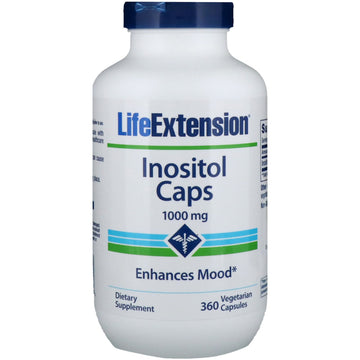Life Extension, Inositol Caps, 1,000 mg, 360 Vegetarian Capsules