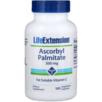 Life Extension, Ascorbyl Palmitate, 500 mg, 100 Vegetarian Capsules - The Supplement Shop