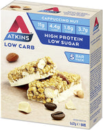 Atkins Cappuccino Nut Bars | 5 x 37g