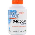 Doctor's Best, D-Ribose with BioEnergy Ribose, 850 mg, 120 Veggie Caps - The Supplement Shop