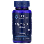 Life Extension, Vitamin B6, 250 mg, 100 Vegetarian Capsules - The Supplement Shop
