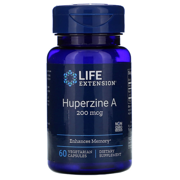 Life Extension, Huperzine A, 200 mcg, 60 Vegetarian Capsules - The Supplement Shop