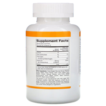 California Gold Nutrition, Vitamin D3 Gummies, Lemon, Orange, & Strawberry, 90 Gummies (25 mcg (1,000 IU per Gummy))
