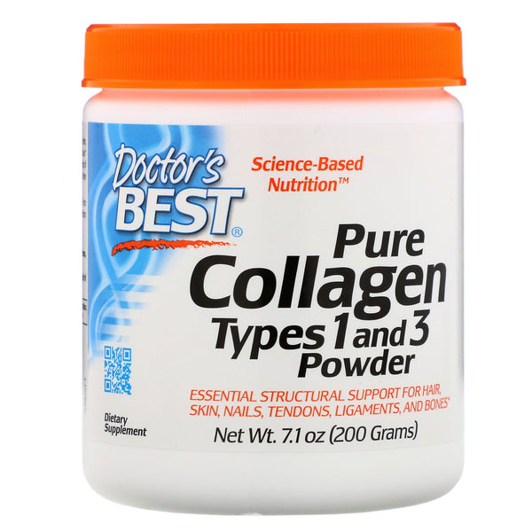 Doctor's Best, Pure Collagen, Types 1 and 3 Powder, 7.1 oz (200 g) - The Supplement Shop
