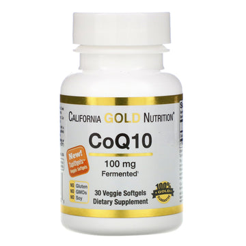 California Gold Nutrition, CoQ10, 100 mg, 30 Veggie Softgels