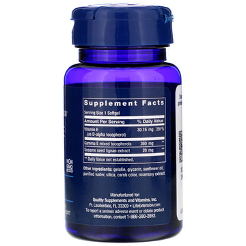 Life Extension, Gamma E Mixed Tocopherols, 60 Softgels