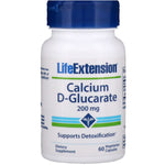 Life Extension, Calcium D-Glucarate, 200 mg, 60 Vegetable Capsules - The Supplement Shop