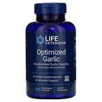 Life Extension, Optimized Garlic, Standardized Garlic Capsules, 200 Vegetarian Capsules - The Supplement Shop