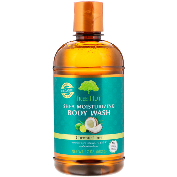 Tree Hut, Shea Moisturizing Body Wash, Coconut Lime, 17 fl oz (502 g) - The Supplement Shop