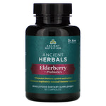 Dr. Axe / Ancient Nutrition, Ancient Herbals, Elderberry + Probiotics, 60 Capsules - The Supplement Shop