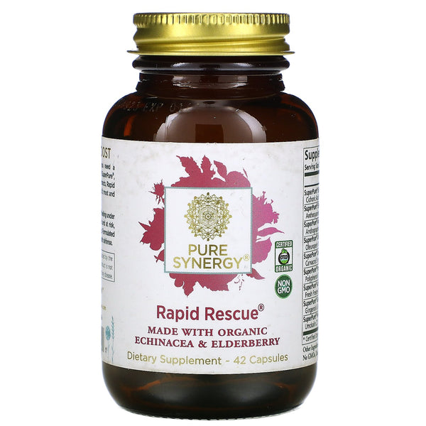 Pure Synergy, Rapid Rescue, 42 Capsules - The Supplement Shop