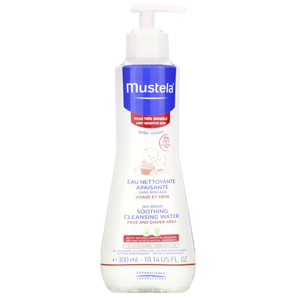 Mustela, Baby, No-Rinse Soothing Cleansing Water, 10.14 fl oz (300 ml) - The Supplement Shop