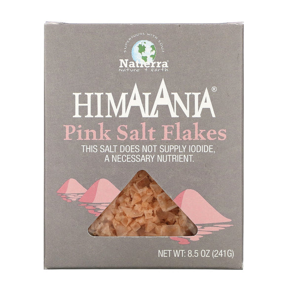 Natierra, Himalania, Pink Salt Flakes, 8.5 oz (241 g) - The Supplement Shop