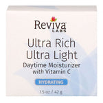 Reviva Labs, Ultra Rich Ultra Light Daytime Moisturizer with Vitamin C, 1.5 oz (42 g) - The Supplement Shop