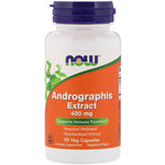 Now Foods, Andrographis Extract, 400 mg, 90 Veg Capsules - The Supplement Shop