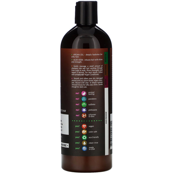 Artnaturals, Argan Oil & Aloe Shampoo, 16 fl oz (473 ml) - The Supplement Shop