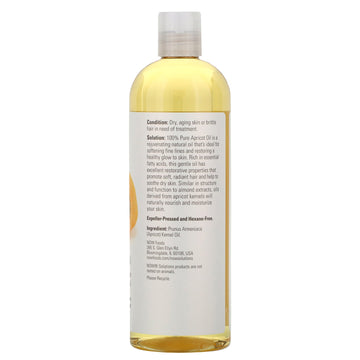 NOW Foods, Solutions, Apricot Oil, 16 fl oz (473 ml)