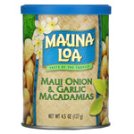 Mauna Loa, Maui Onion & Garlic Macadamias, 4.5 oz (127 g) - The Supplement Shop