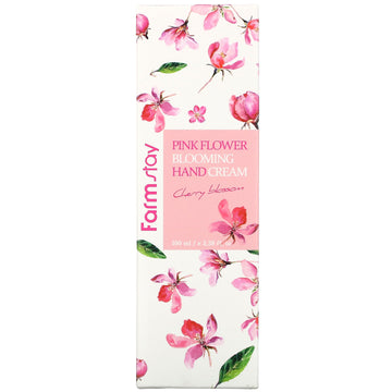 Farm Stay, Pink Flower Blooming Hand Cream, Cherry Blossom,  3.38 fl oz (100 ml)