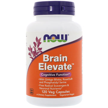 NOW Foods, Brain Elevate, 120 Veg Capsules