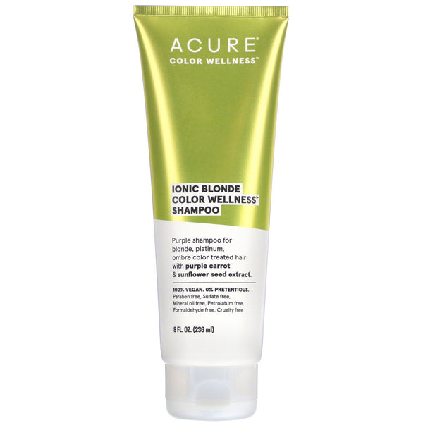 Acure, Ionic Blonde Color Wellness Shampoo, 8 fl oz (236 ml) - The Supplement Shop