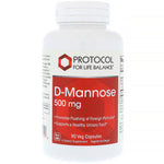 Protocol for Life Balance, D-Mannose, 500 mg , 90 Veg Capsules - The Supplement Shop