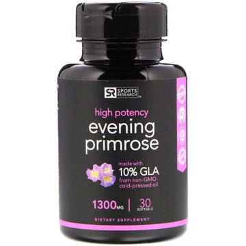 Sports Research, Evening Primrose Oil, 1,300 mg, 30 Softgels