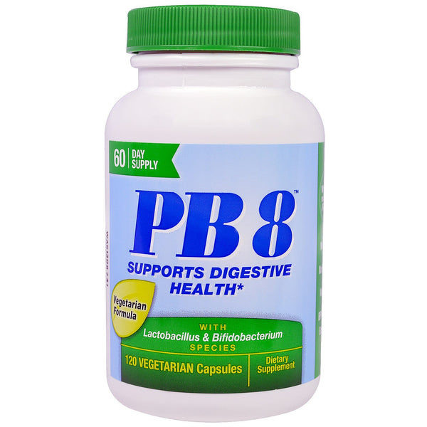 Nutrition Now, PB8 With Lactobacillus & Bifidobacterium, 120 Vegetarian Capsules - The Supplement Shop