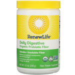 Renew Life, Daily Digestive Organic Prebiotic Fiber, 8.5 oz (240 g) - The Supplement Shop