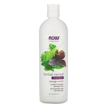 Now Foods, Solutions, Herbal Revival Shampoo, 16 fl oz (473 ml)