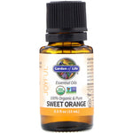 Garden of Life, 100% Organic & Pure, Essential Oils, Joyful, Sweet Orange, 0.5 fl oz (15 ml) - The Supplement Shop