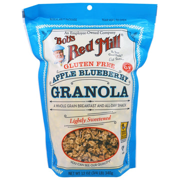 Bob's Red Mill, Apple Blueberry Granola, Gluten Free, 12 oz (340 g)