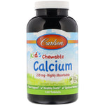 Carlson Labs, Kid's, Chewable Calcium, Natural Vanilla Flavor, 250 mg, 120 Tablets - The Supplement Shop