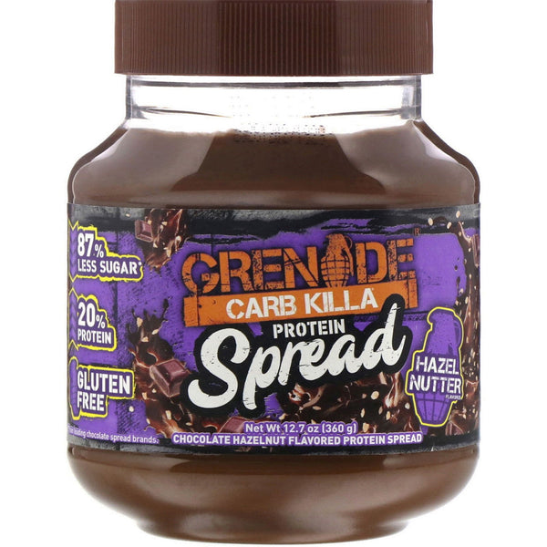 Grenade, Carb Killa Protein Spread, Chocolate Hazelnut Flavor, 12.7 oz (360 g) - The Supplement Shop