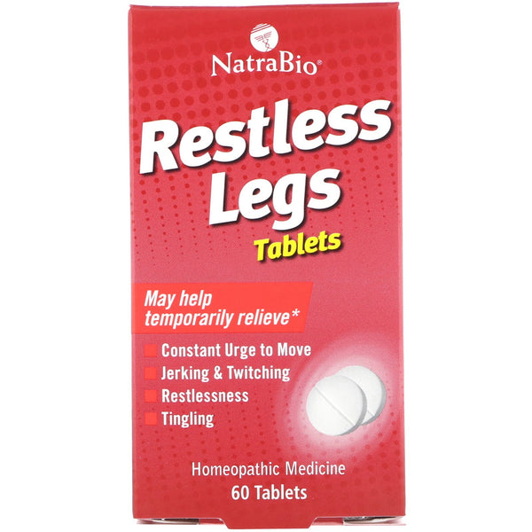 NatraBio, Restless Legs, 60 Tablets - The Supplement Shop
