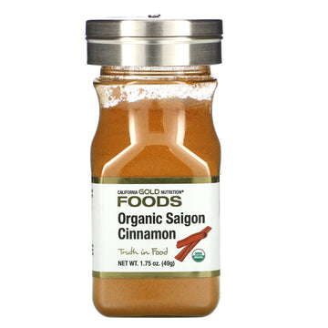 California Gold Nutrition, Organic Saigon Cinnamon, 1.75 oz (49g)